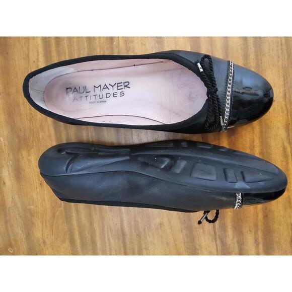 Paul Mayer Shoes - Paul Mayer Attitudes Shoes Black Womens Size 7 Flats Spain